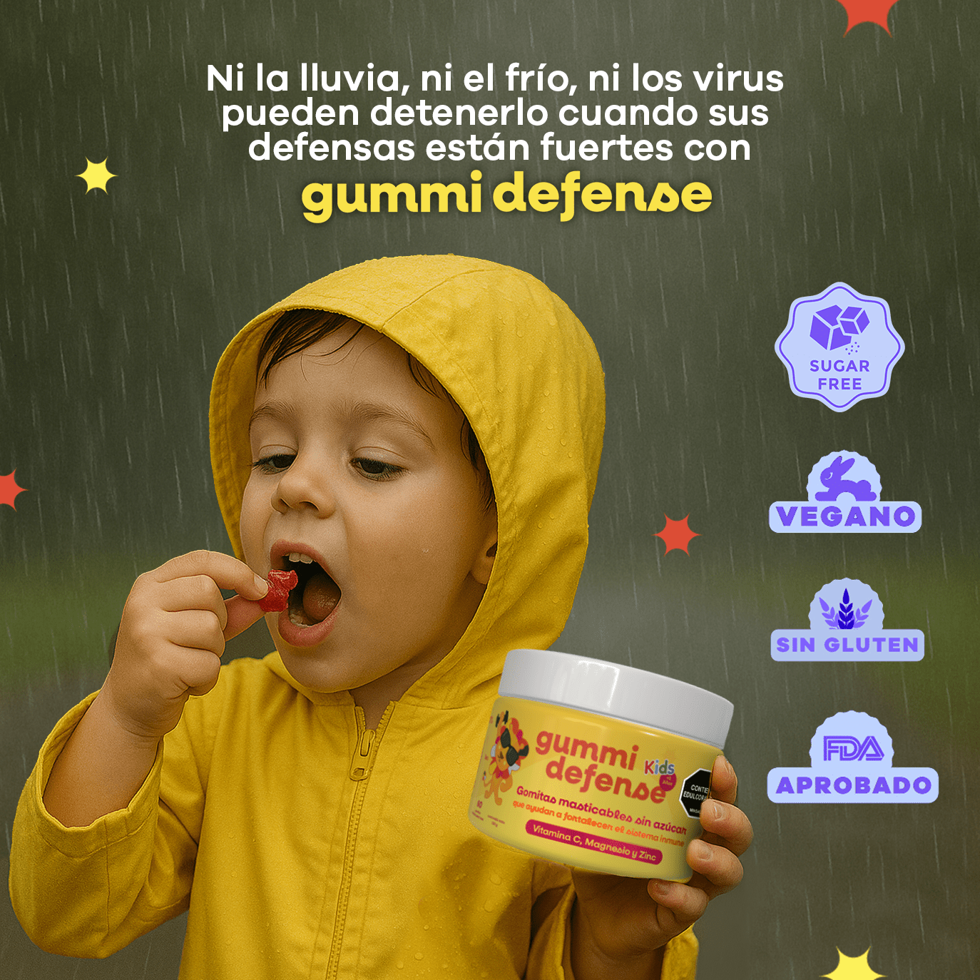 Gummi Defense | Fortalece sus defensas, mantén alejados los virus. - Laagom